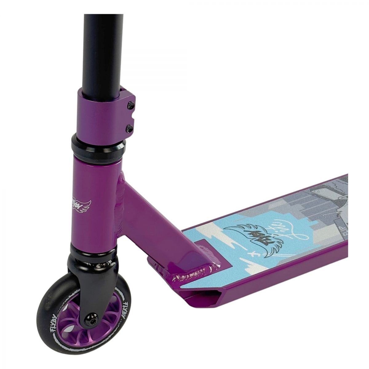 Трюковой самокат Rideoo Flyby Lite V2 (Purple) — купить в интернет